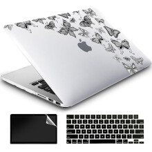 Compatible with MacBook Air 15 Inch Case 2023 M2 A2941, Hard Shell Case & Keyboard Cover & Screen