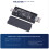 ckepdyeh M.2 SSD-Enclosure USB 3.1 Type C Hard Disk Enclosure External Hard Drive Enclosure Case for 2230 2242 for /Linux 4