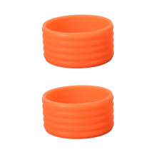 rygai 2Pcs Pickleball Paddle Grip Band Compatible with Pickleball Rackets, Elastic Anti-slip Silicone Overgrip Handle for Badminton & Table Tennis