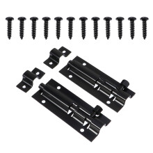 2 Sets Garage Door Lock Bolt Stainless Steel Bolts Thicken Solid