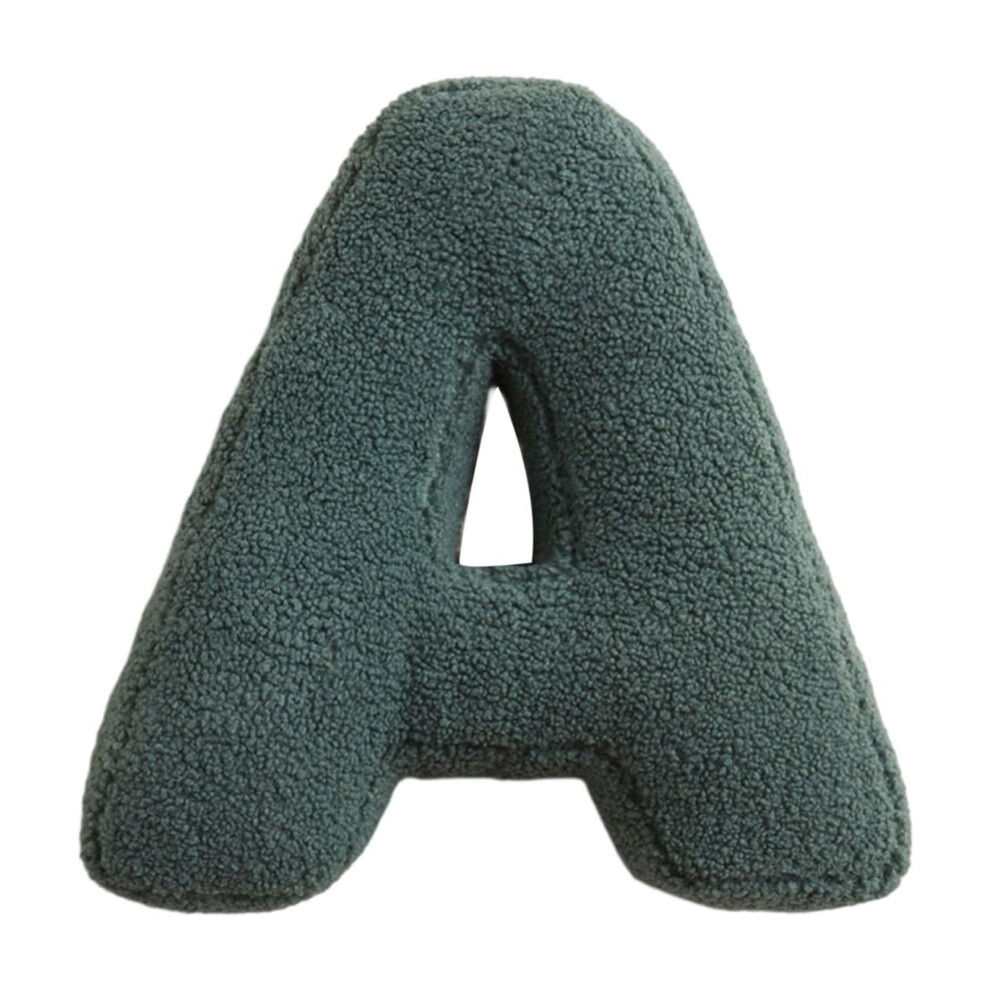 Federra Velvet Initial Letter Pillow English Letters Pillow Sofa Cushion Decorative Alphabet Cushion Kids Room Nursery Decor Gift For Little Babies
