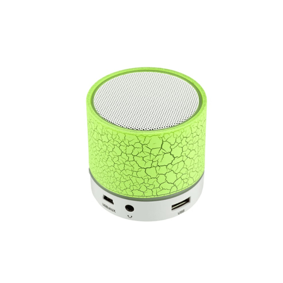 Wireless Mini Speaker Bluetooth With Led Green 9499224752375