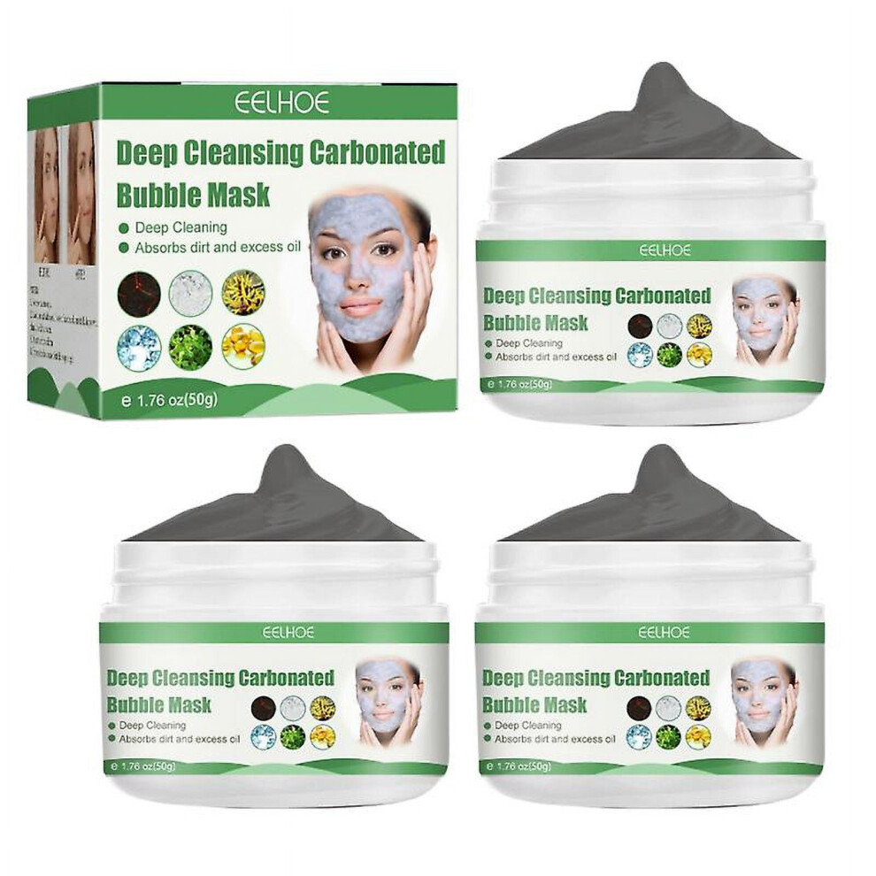 1-3pcs Deep Cleansing Foam Mask Bubble Facial Mask 50g