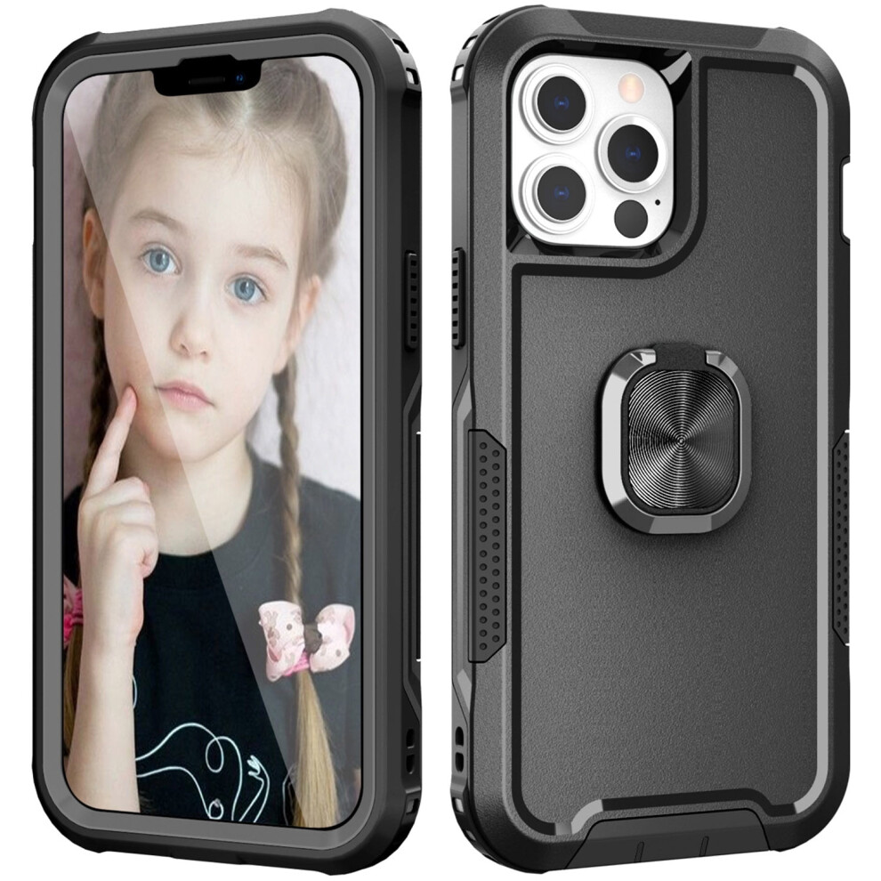 Compatible With Iphone 14 Pro Case With Ring Kickstand Shockproof Anti-Drop Protection Cover 9499224752665