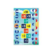 Kids Hopscotch Play Mat Children Jump Pad Family Kindergarten Indoor Outdoor, G5P2