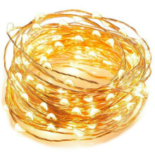 5m/10m/20m 50/100/200 LEDs Waterproof LED String Lights, Copper Fairy Lights for Bedroom, Patio, Garden, Party, Christmas Decor