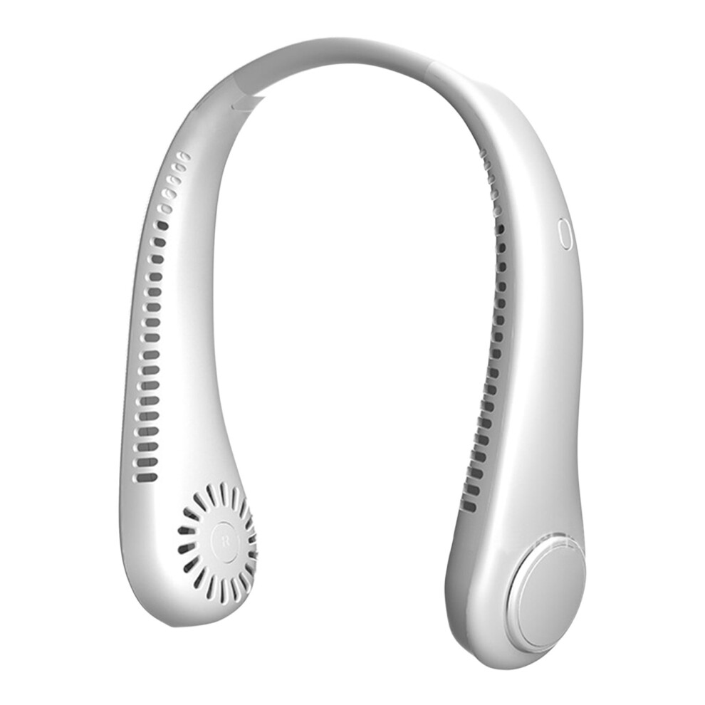 Portable Neck Fan With Cold Air, Usb Charging, Foldable Leafless Design, Compatible With Outdoor Use 9499224755291