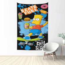 The Simpsons Anima tapestry poster bedroom room decorated wall hanging for teenage boys dormitory living room