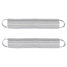Nimomo Fence Spring Gate Livestock 2pcs Electric Fence Spring Gates Stainless Steel 16 Feet Tension Livestock Fence Spring for Pasture