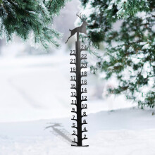Kayannuo Christmas Decor Clearance Home Decor 24 Inch Snow Meter Hand Made Metal Outdoor Garden Snow Meter Garden Decoration