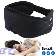 Sleep Headphones 3D Bluetooth 5.0 Headband, Noise Cancelling Wireless Sleep Mask with Ultra Soft Thin Speakers for Side Sleepers, Air Travel