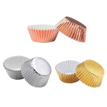 300 PCS Cupcake Mold Cake Paper Mold Fancy Foil Baking Cups Mini Baking Cups Mini Muffins Cupcake Wrapper