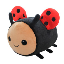 Soft Insect Plush Toy, PP Cotton Filled Stuffed Animal Doll - Bee & Ladybug Pillow Companion, Soothing Gift for Kids