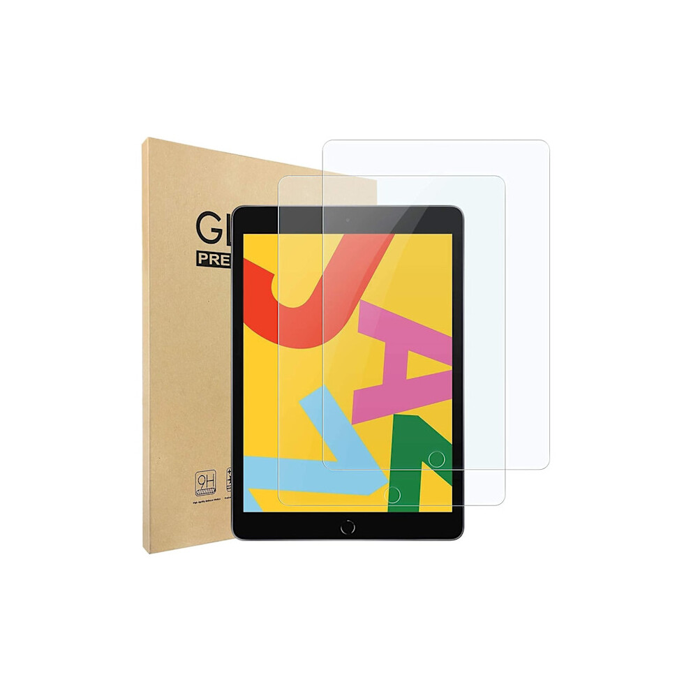 2-Pack Compatible With Ipad 10.2 2019/2020/2021 Tempered Glass Screen Protector 9313598841261