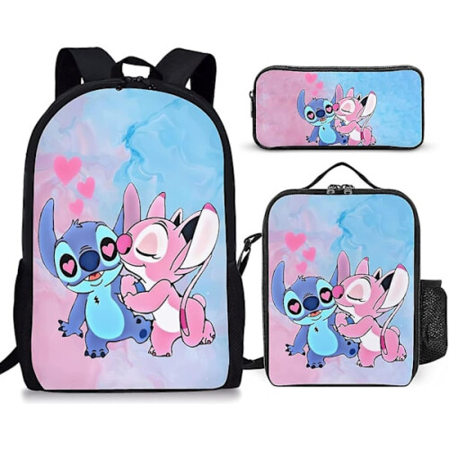 Stitch Backpack Set School Bag Y Style 23