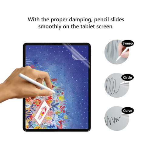 Paper-like screen protector for compatible with iPad Mini 4/5 2