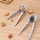 Multifunction Chestnut Clip Nut Cracker Opener Sheller Walnut Pliers Metal Cutte Bakeware Set Kitchen Tools Set 2