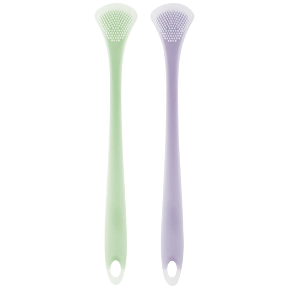 2pcs Tongue Cleaners for Adult Tongue Scrapers Tongue Scrubbers Adult Tongue