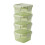 4Pcs Portable Preservation Boxes Transparent Vegetable Container for Home 1