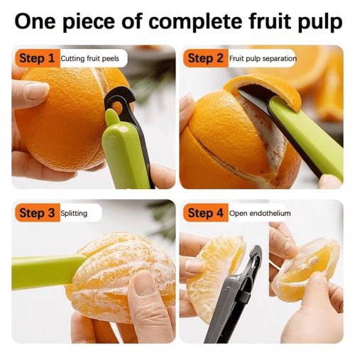 Orange Peeler Tools, Multifunctional Kitchen Fruit Peeling Tool Citrus Peel Cutter Kitchen Accessories Fruit Peeler Tool 2