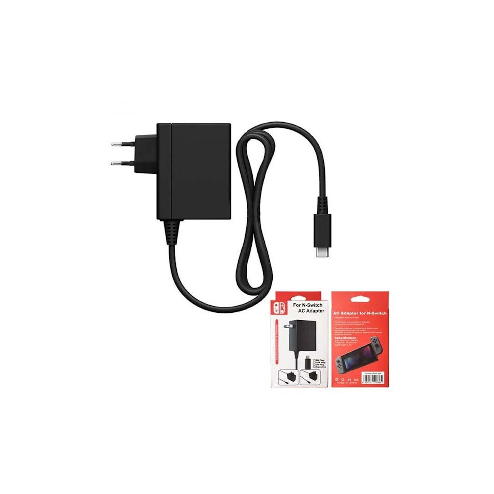 Eu Ac Adapter Compatible With Nintendo Switch / Lite / Oled Docking Station Black 9448990289110