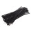 8" Plastic Cable Zip Ties 100-Pack (Black) 1