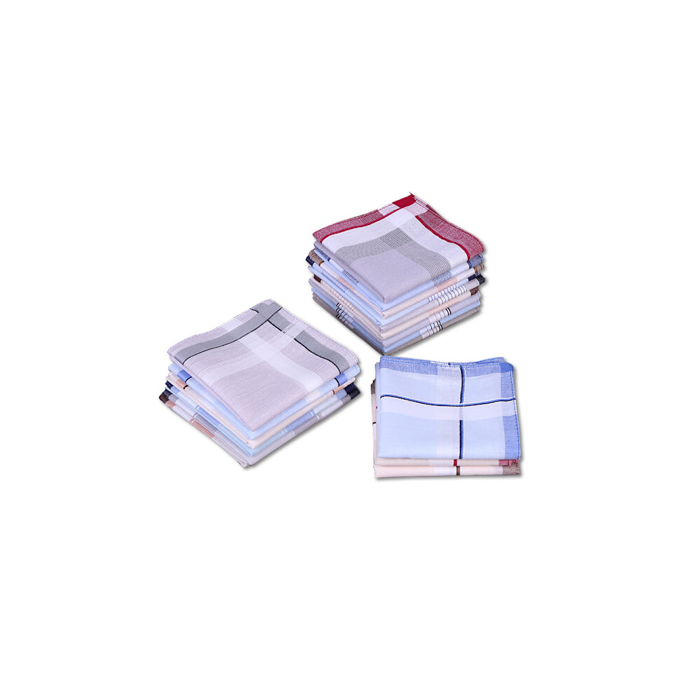 pcs Men's Handkerchiefs 100% soft cotton handkerchief