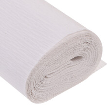 Heavy Crepe Paper Craft Elastic Packing Greenery Decor Colored Gift Wrapping White