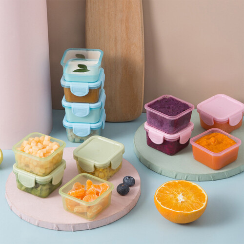4Pcs Portable Preservation Boxes Transparent Vegetable Container for Home 2