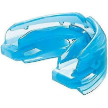 Mouthguard for braces with protection for upper and lower teeth for sports, instant fit technology [D] Blue