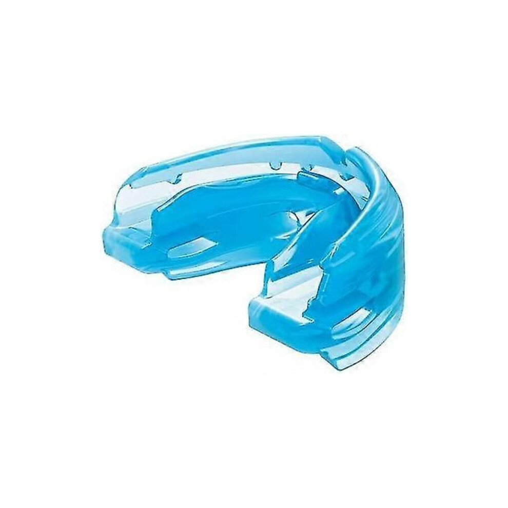 Mouthguard for braces with protection for upper and lower teeth for sports, instant fit technology [D] Blue
