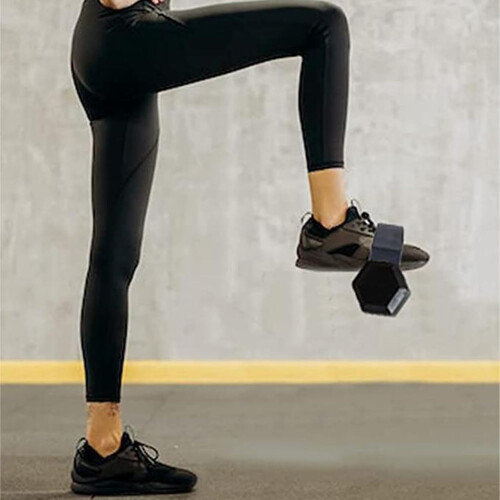 2 Pcs Adjustable Ankle Straps for Leg Strength Training with Comfortable Fit Tibialis Trainer 2