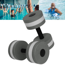 Wamans 1 Pair Aqua Fitness Barbells Foam Dumbbells, Water Weight Aquatic Dumbbell for Pool Exercise, Water Aerobics, Therapy Workouts