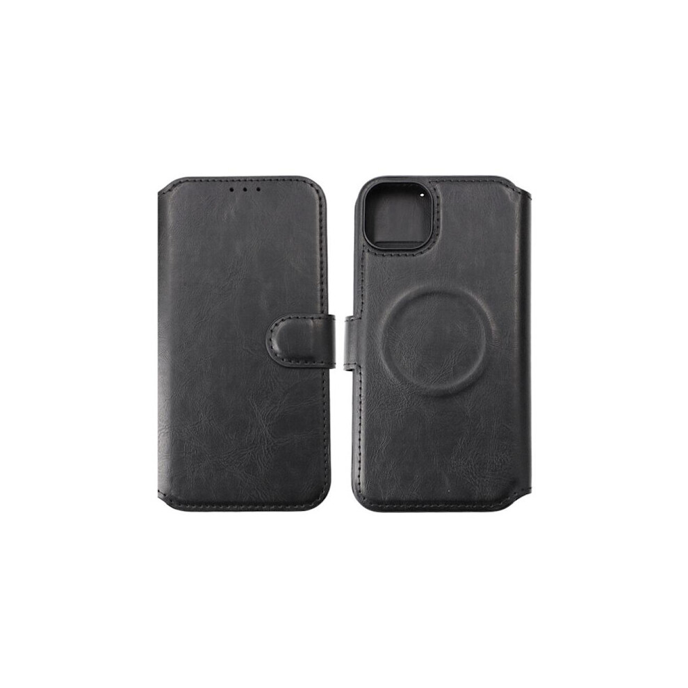 Compatible With Iphone 15 Plus Wallet Case With Magsafe Rvelon - Black 9450273663654