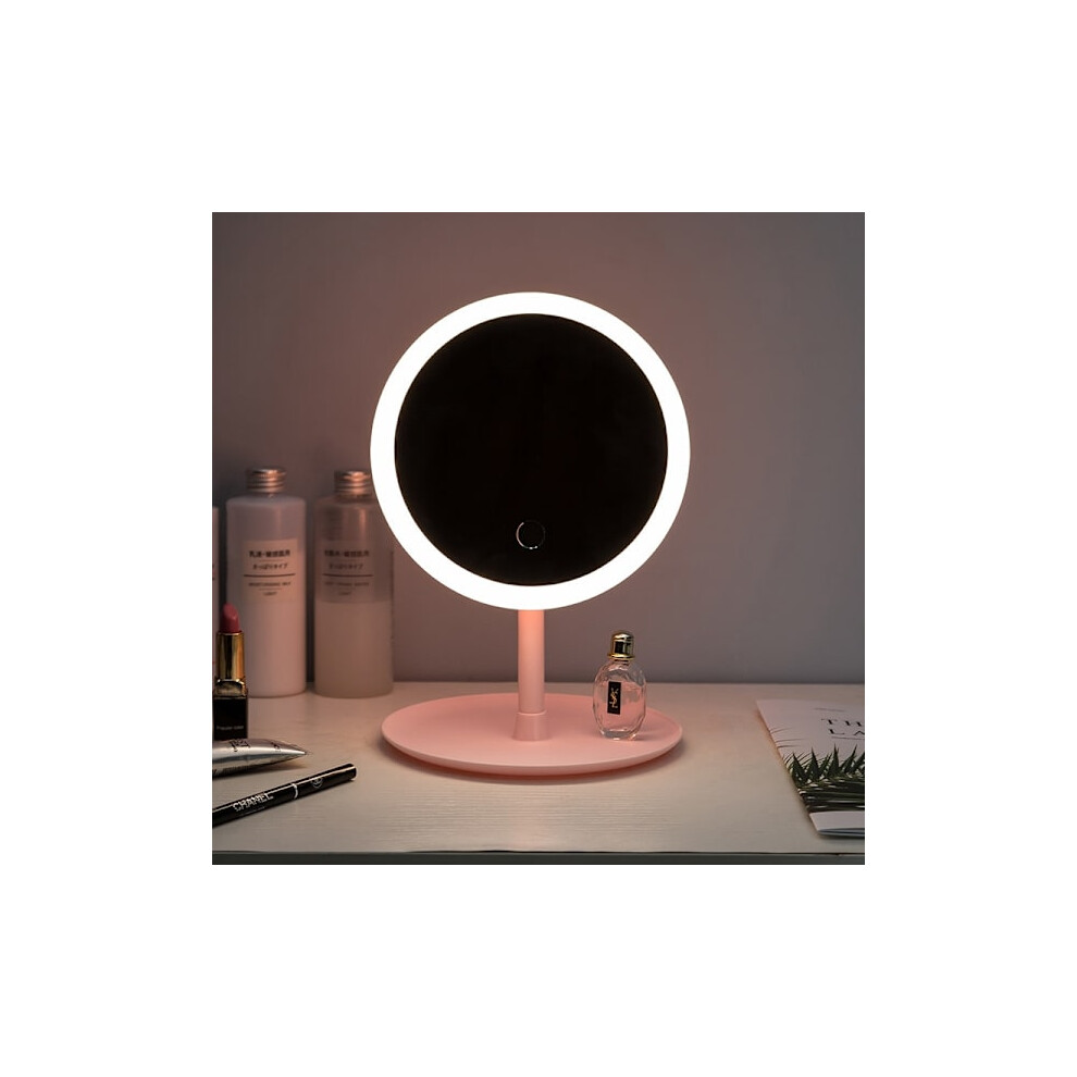Makeup mirror with led