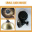 2 Pcs Singing Bowl Suction Sucker Lifting Vacuum Rubber 3