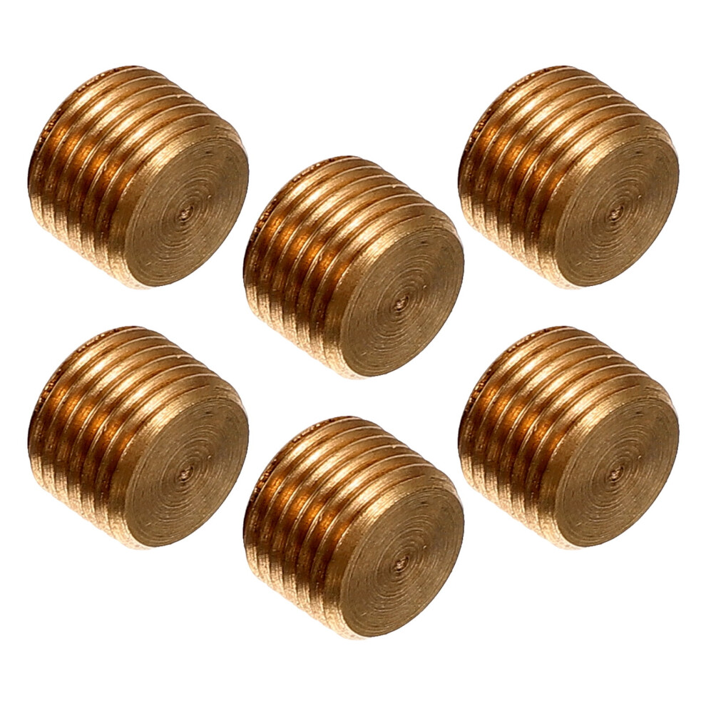6 Pcs Internal Plug Hose Fittings End Caps Copper Pipe Coupling Hose End Cap Copper Pipe Adapter 9555307214151