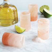 Kayannuo Christmas Clearance 4pc Tequila Shot Glasses - Pink Hima layan Sa lt Shot Glasses Natural Shot Glass