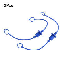 Mosiee 2 Sets 1/4inch ISO-A Hydraulic Coupler Hydraulic Quick Disconnect Fitting Dust Cap Power Tools Accessories Replacement Parts