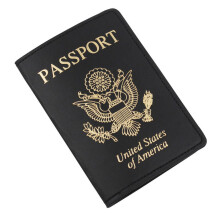 YEUHTLL Portable USA Travel Passport Holder PU Leather ID Card Cover Case Protector
