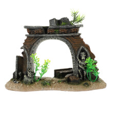 Cobblestone Archway Aquarium Bonsai Tree Decoration