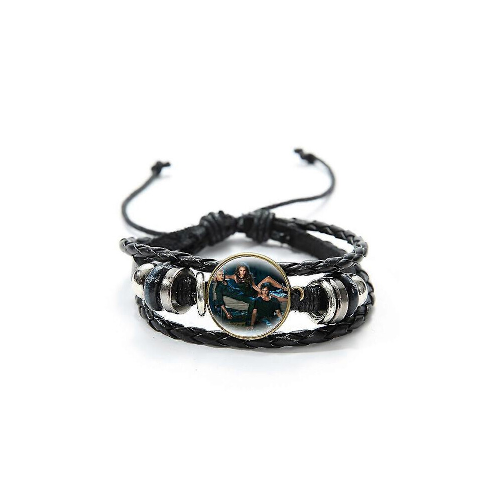 The Vampire Diaries Leather Bracelet Adjustable Elena Stefan Braided Beads Bracelet Handmade Jewelry Gifts Style 14 9558633655827