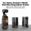 SUSUchens Action Camera Frame Extension Bracket Protective Case Adapter Fixed Case with Cold Shoe Mount Protective Case Shell for Osmo Pocket Black 3