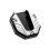 Side support plate for motorcycles and scooters Silver 2