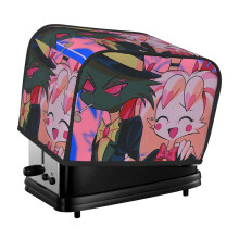 Hazbin Hotel Toaster Cover 2 Slice, Bread Dust Cover & Fingerprint Protection-Polyester, Kitchen Small Appliance Covers