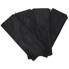 4Pcs BBQ Tool Storage Bag Waterproof Case for Picnic Black