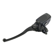 Universal 16mm Black Motorcycle Brake Clutch Lever Master Cylinder with 6Position Adjustable Lever
