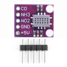 Jixopn MCU-MICS-6814 Air Quality CO VOC NH3 Nitrogen Oxide Gas Sensor DC4.9V-5.1V 1 Pc compatible with MCU-MICS-6814