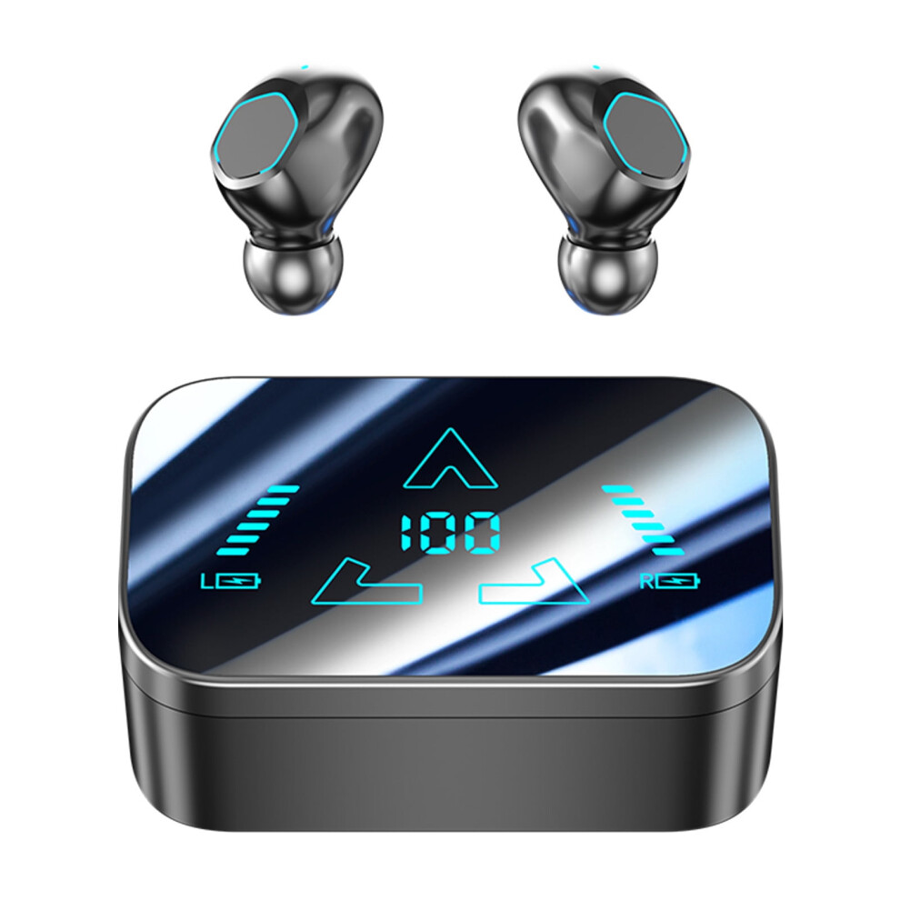 Clearance! Lulshou Wireless Bluetooth 5.3 Earphones With Led Power Display, Low Latency & Hd Calls, Compatible With Office And Sports 9193271504085