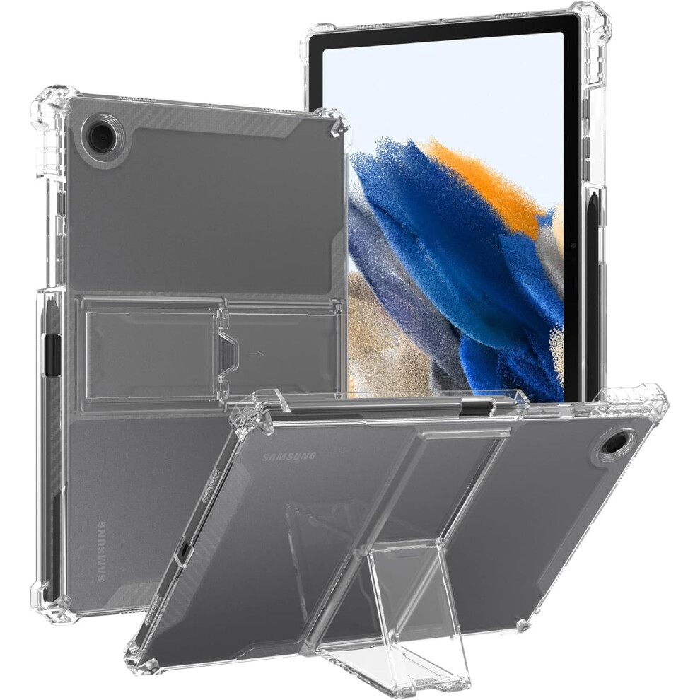 Clear Case For Compatible With Ipad Mini 5 (2019) & Compatible With Ipad Mini 4 (2015) With Pencil Holder & Kickstand Soft Tpu Back Shockproof 9193271504290